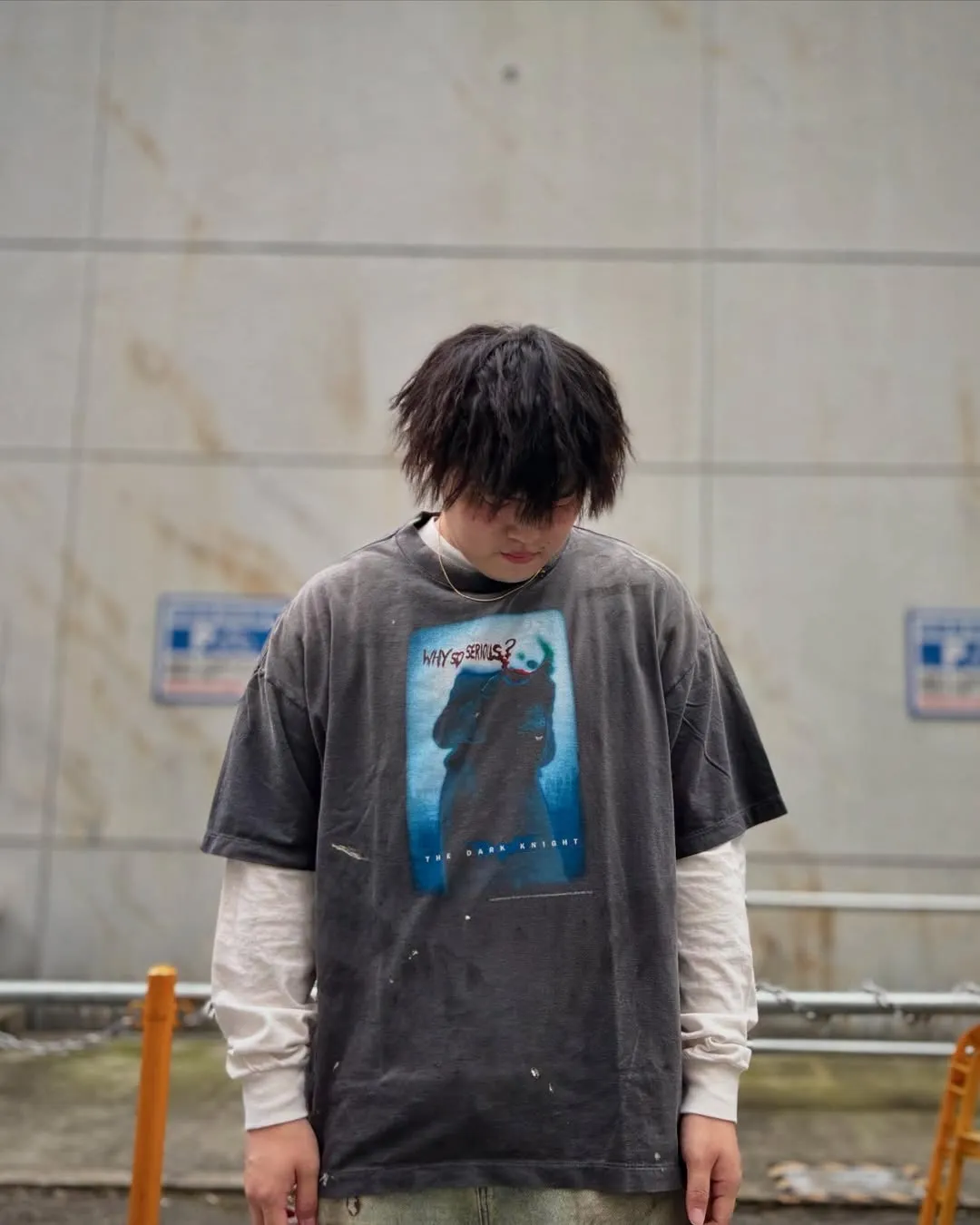 ⚠️This season's most important Batman-Joker IP collaboration SAINT Mxxxxxx x The Dark Knight BTM SS TEE/LIP/BLACK Dark Knight Batman collaboration Joker's Kiss/Joker Dagger retro distressed short-sleeves Washed black S-XL Assute ready-to-wear dyeing Ma Liu faded Re-washed to make old Genuine proofing Custom-made correct main mark Washed mark Differences see pictures and goods Top-notch printing technology God restores every detail of the original product